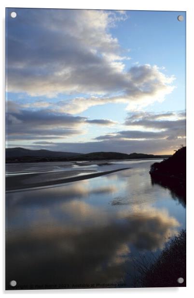 Cloud reflections, Portmeirion 2 Acrylic by Paul Boizot