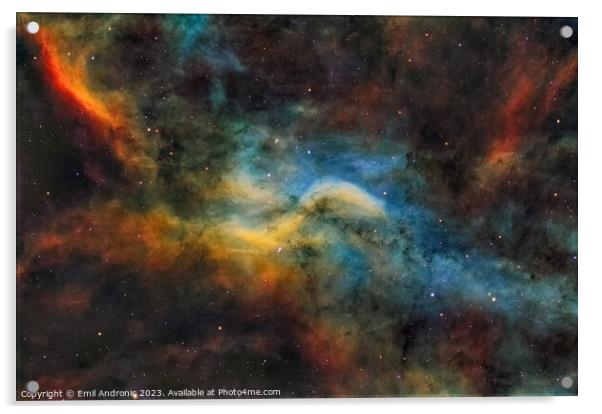 The Propeller Nebula Acrylic by Emil Andronic