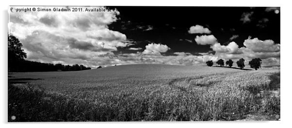 The Wheatfield Acrylic by Simon Gladwin