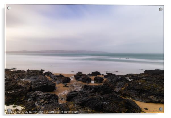 Godrevy to St Ives Acrylic by Andy Durnin