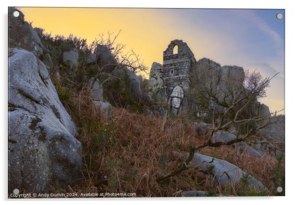 Roche Rock Acrylic by Andy Durnin