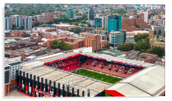 Sheffield United Football Club Acrylic by STADIA 