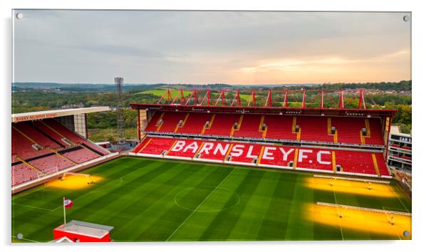 Barnsley Football Club Acrylic by STADIA 