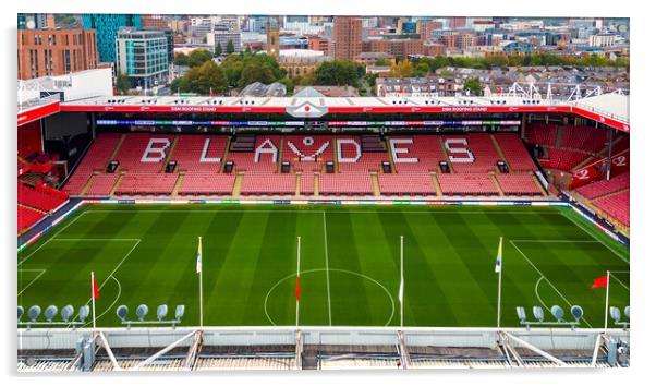  Sheffield United Football Club Acrylic by STADIA 