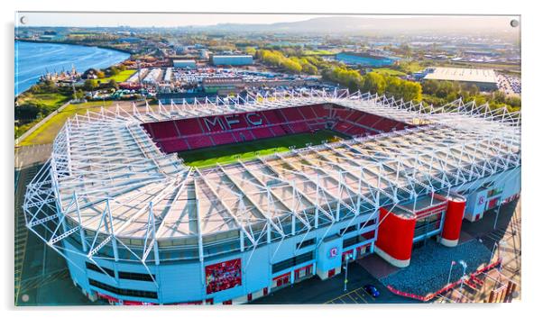 Middlesbrough FC Acrylic by STADIA 