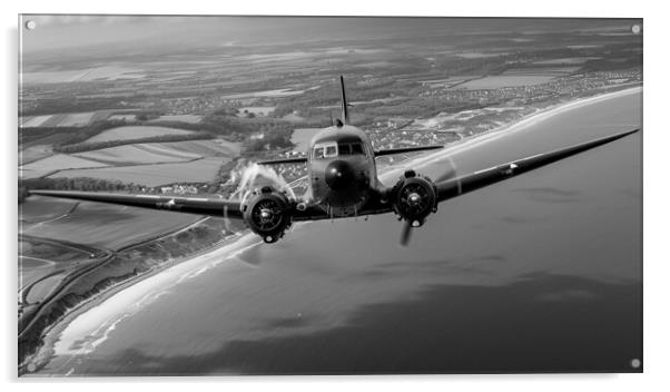 Douglas DC-3 Dakota Acrylic by Airborne Images