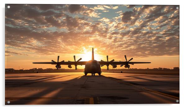 Lockheed C-130 Hercules Acrylic by Airborne Images