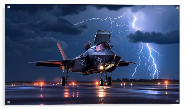 Royal Air Force F-35B Lightning II Acrylic by Airborne Images