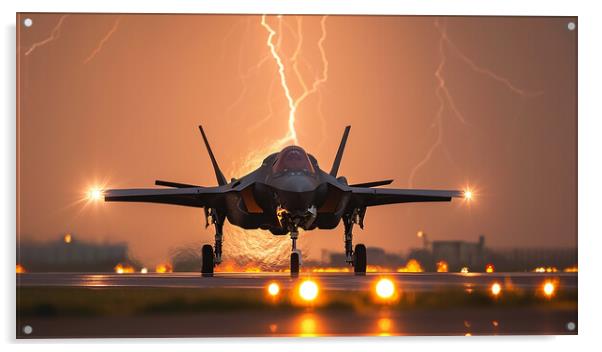 Royal Air Force F-35B Lightning II Acrylic by Airborne Images