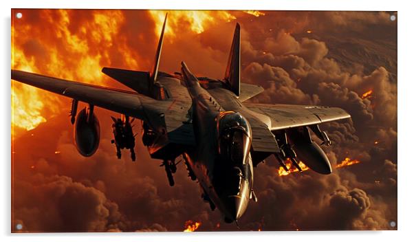 Grumman F-14 Tomcat Acrylic by Airborne Images