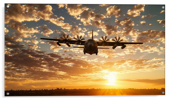 Lockheed AC-130 Acrylic by Airborne Images