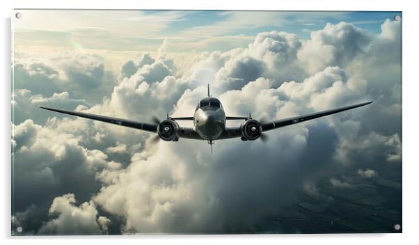 Douglas DC3 Dakota Acrylic by Airborne Images