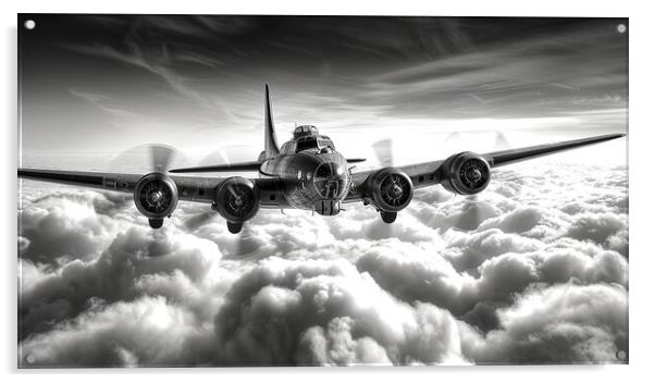 The Flying Fortress Acrylic by Airborne Images