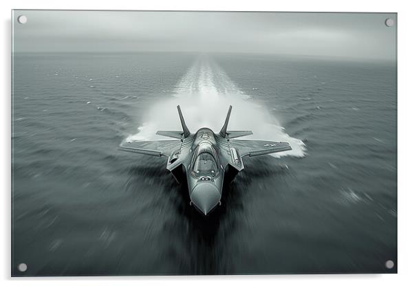 USAF F-35A Lightning II Acrylic by Airborne Images