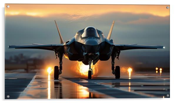 Lockheed Martin F-35 Lightning II Acrylic by T2 