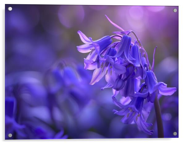  Bluebells ~ Spring turns to Summer Acrylic by T2 