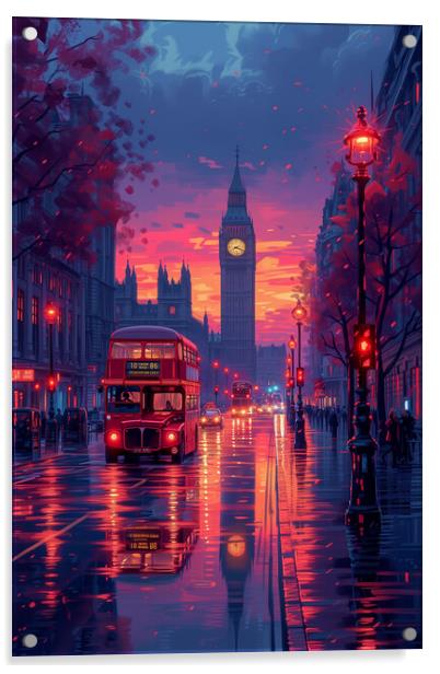 London Calling Acrylic by T2 