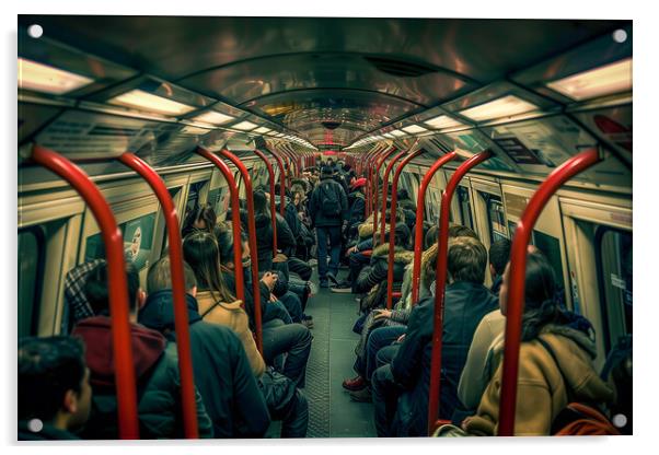 London Underground Acrylic by T2 