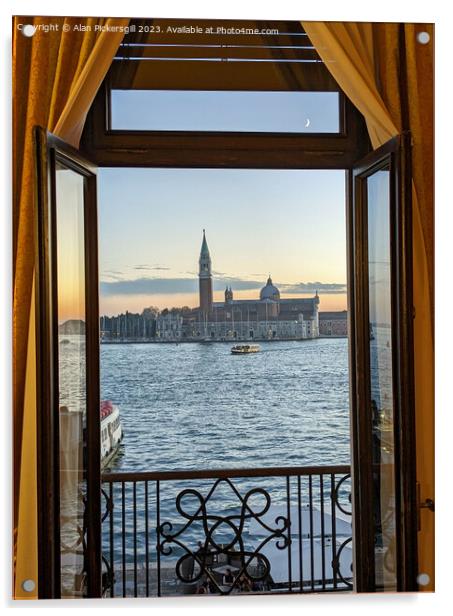 Venice window Acrylic by Alan Pickersgill