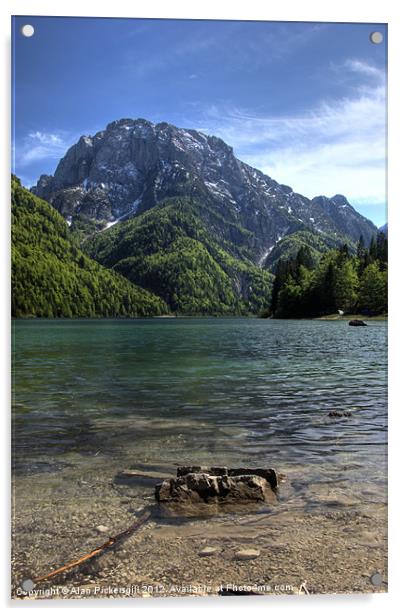 Lago di Predil Acrylic by Alan Pickersgill
