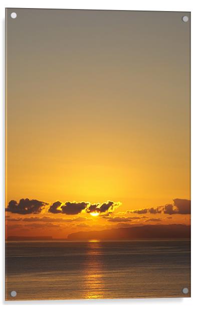 Dawn over the Desertas  Acrylic by Alan Pickersgill