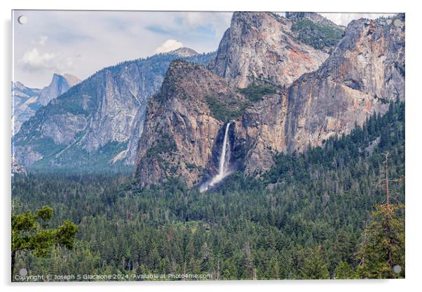 Yosemite Valley Majesty Acrylic by Joseph S Giacalone