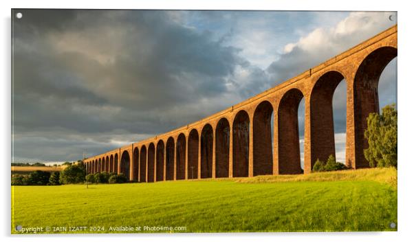 Culloden viaduct Acrylic by IAIN IZATT