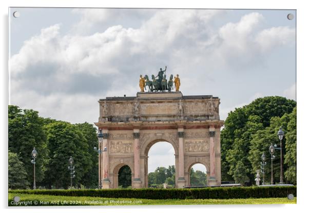 Building arch Acrylic by Man And Life