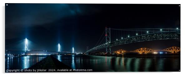 Forth Bridges Acrylic by Shots by j0kster 