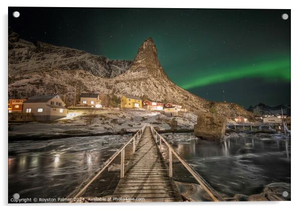 Norway - Lofoten Acrylic by Royston Palmer