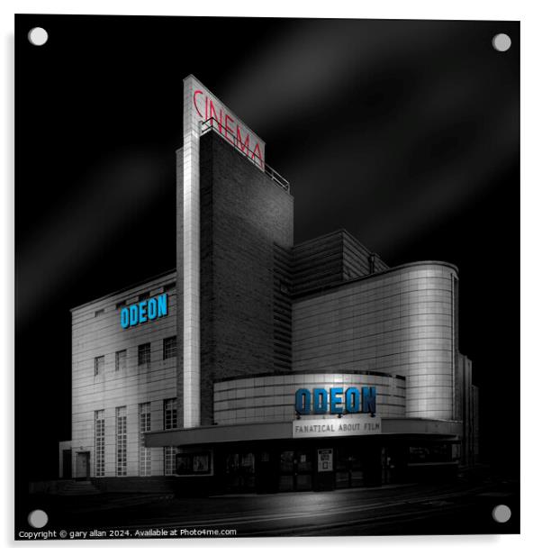 Harrogate Odeon Acrylic by gary allan