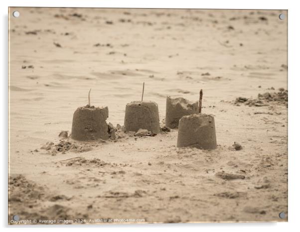 Sea defences Acrylic by Average Images