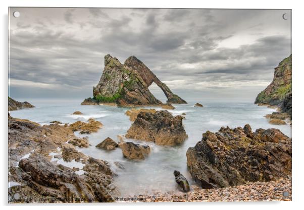 Bow Fiddle Rock Acrylic by Glyn Sanderson