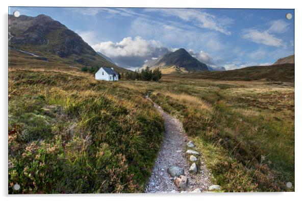 Glencoe, Scotland Acrylic by Karl Oparka