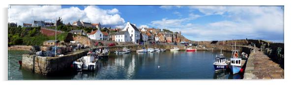 Crail Panorama Acrylic by Karl Oparka