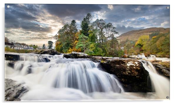 Falls of Dochart, Scotland Acrylic by Karl Oparka