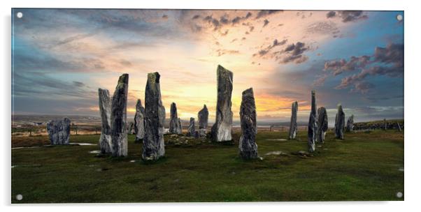 Callanish  Standing Stones Acrylic by Karl Oparka