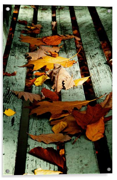 autumn Acrylic by Matthias Betzer