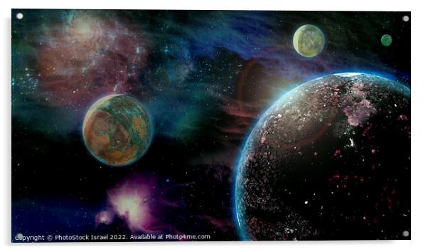 fantasy image of a planet Acrylic by PhotoStock Israel