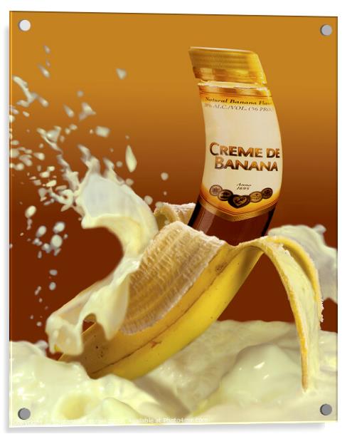 Banana Cream Liquor Acrylic by PhotoStock Israel