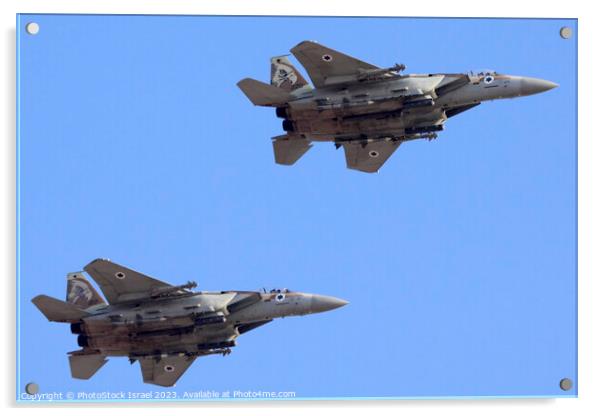 IAF F-15i Acrylic by PhotoStock Israel