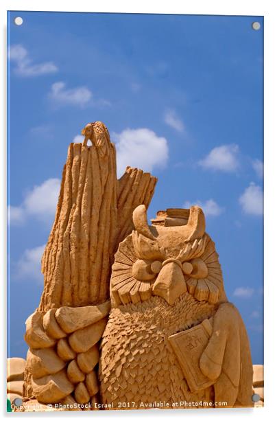 Sand sculpture Haifa, July 2006 Acrylic by PhotoStock Israel