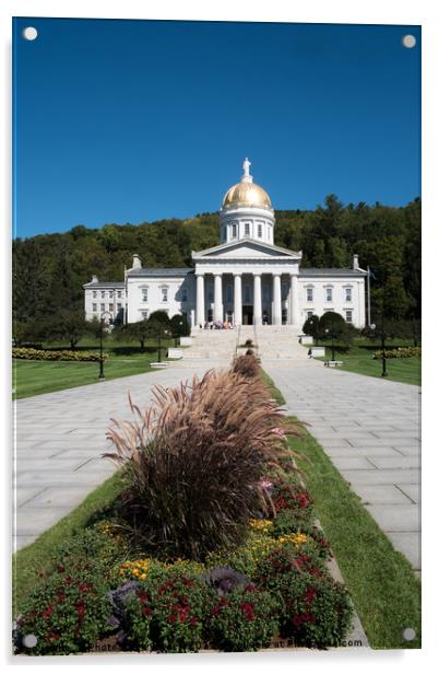 Vermont State House, Montpelier, Vermont Acrylic by PhotoStock Israel