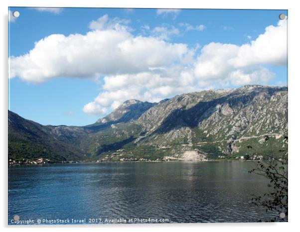 Bay of Kotor, Montenegro Acrylic by PhotoStock Israel