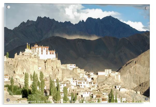 Lamayaru monastery Ladakh, India Acrylic by PhotoStock Israel