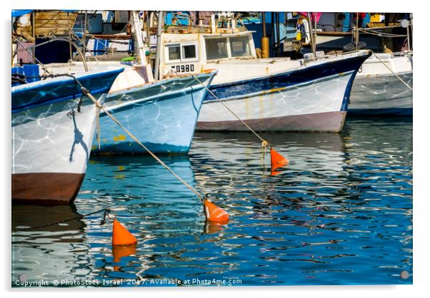 Old Jaffa Port, Tel Aviv, Israel  Acrylic by PhotoStock Israel