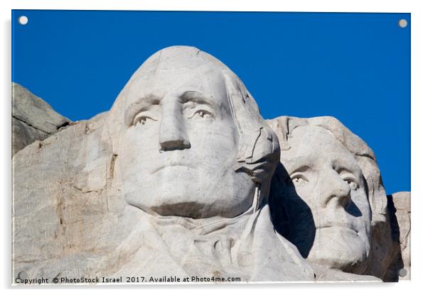 Mount Rushmore South Dakota SD USA Acrylic by PhotoStock Israel