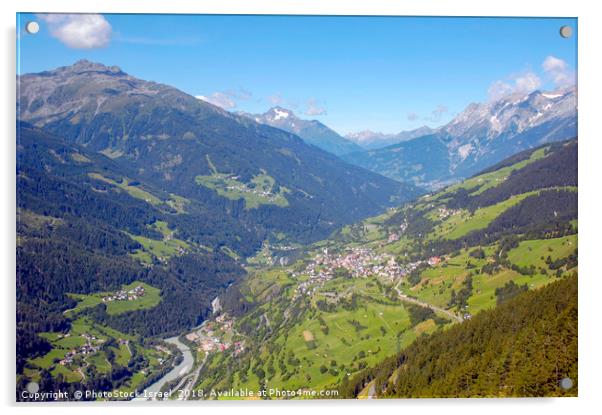 Austria, Tyrol, Kaunertal valley,  Acrylic by PhotoStock Israel