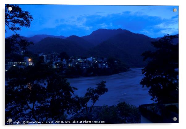 India, Uttarakhand, Rishikesh Acrylic by PhotoStock Israel
