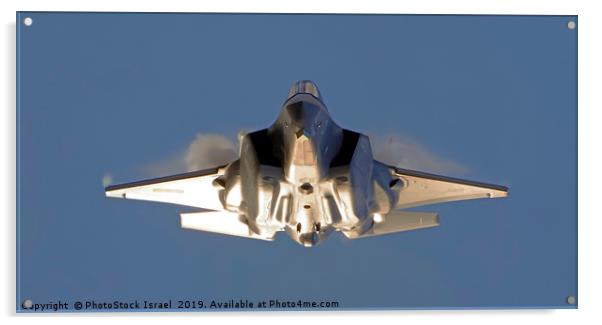 IAF Lockheed Martin F-35I  Acrylic by PhotoStock Israel